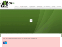 Tablet Screenshot of lpma.ca