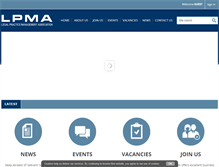 Tablet Screenshot of lpma.org.uk